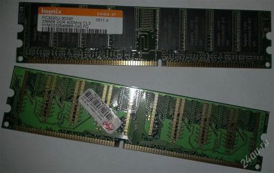 Лот: 1169308. Фото: 1. HUNIX DDR-1 2*256MB PC3200 400mhz. Оперативная память