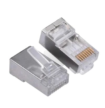 Лот: 17508039. Фото: 1. Металлический разъем RJ45. Разъёмы