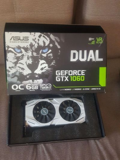 Лот: 12838573. Фото: 1. Видеокарта GeForce 1060. Видеокарты