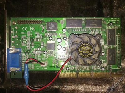 Лот: 751079. Фото: 1. Видеокарта GeForce2 MX 400/32M... Видеокарты