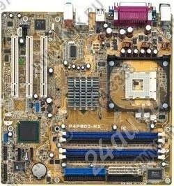 Лот: 239732. Фото: 1. Материнская плата Asus P4P800-MX... Материнские платы