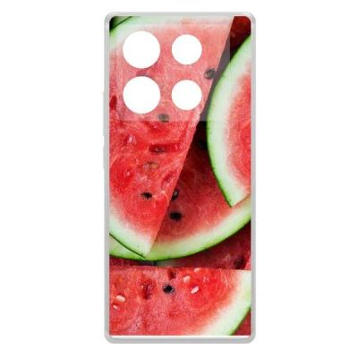 Лот: 25540113. Фото: 1. Чехол Krutoff Clear Case "Арбуз... Чехлы, бамперы