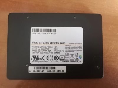 Лот: 25323881. Фото: 1. Samsung Ssd 3.84TB U2 NVME. SSD-накопители