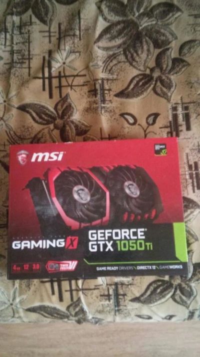 Лот: 10987499. Фото: 1. MSI Nvidia gtx 1050 Ti GamingX. Видеокарты