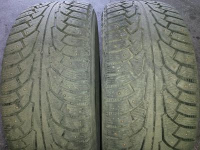 Лот: 11641663. Фото: 1. Пара зимних шипованных колёс Nokian... Шины