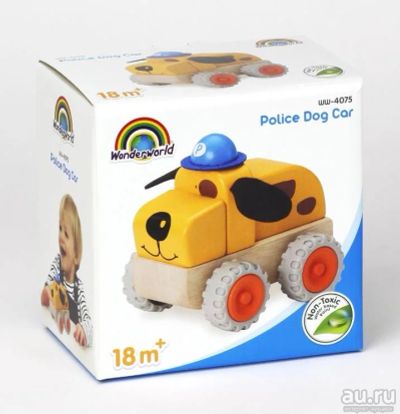 Лот: 16761304. Фото: 1. Игрушка "Police dog car" Wonderworld. Развивающие