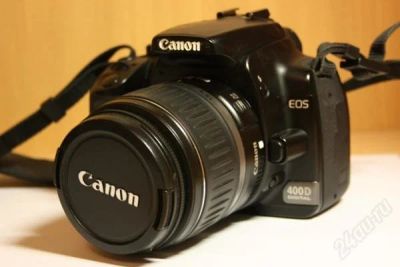 Лот: 986832. Фото: 1. Сanon 400d kit + 10г памяти... Цифровые зеркальные
