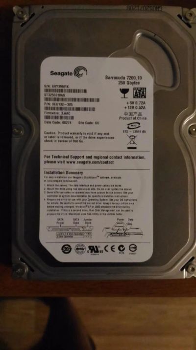 Лот: 7783989. Фото: 1. Жесткий диск seagate barracuda... Жёсткие диски (HDD)