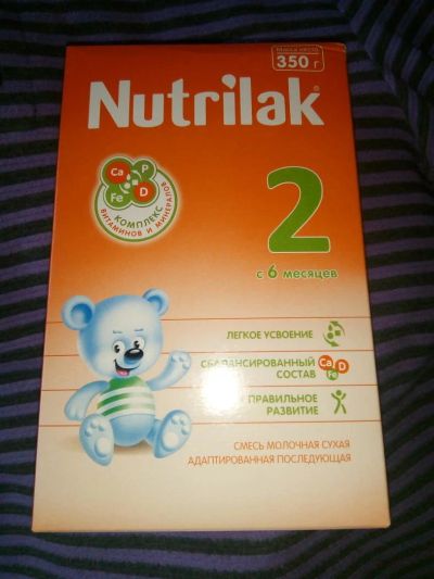 Лот: 11216983. Фото: 1. Смесь детская Nutrilak 2 (Нутрилак... Детское питание