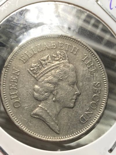 Лот: 19863301. Фото: 1. Гонконг 1 доллар, 1987. Азия