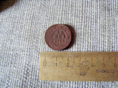 Лот: 6127072. Фото: 1. Всё по 150р. Денга 1746 года. Россия до 1917 года