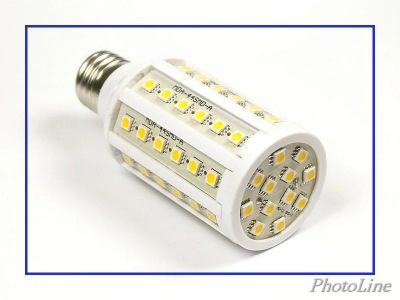 Лот: 3543497. Фото: 1. Яркая светодиодная лампа 60 LED... Лампочки