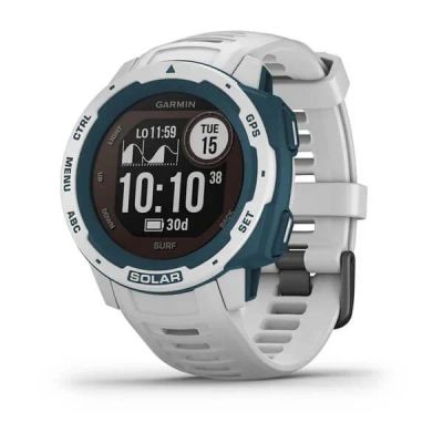 Лот: 16659558. Фото: 1. Garmin Instinct Solar Surf Cloudbreak. Смарт-часы, фитнес-браслеты, аксессуары