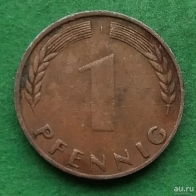 Лот: 18488880. Фото: 1. ФРГ Западная Германия 1 пфенниг... Германия и Австрия
