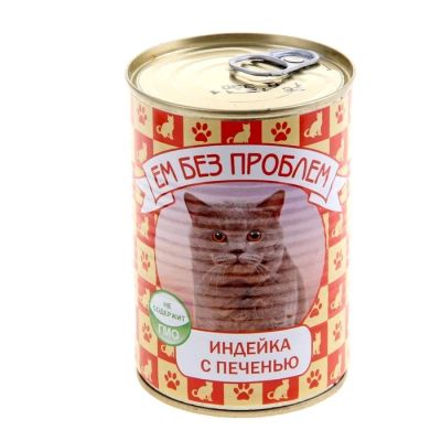 Лот: 18617460. Фото: 1. ЕМ БЕЗ ПРоБЛЕМ корм для кошек... Корма