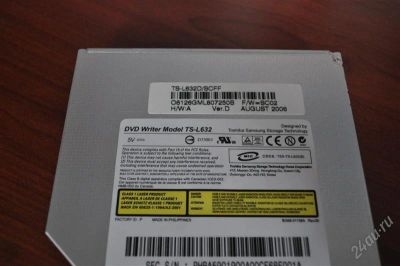 Лот: 773928. Фото: 1. Toshiba TS-L632 DVD-RAM. Приводы CD, DVD, BR, FDD