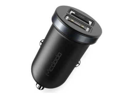 Лот: 20884594. Фото: 1. АЗУ-2USB McDodo CC-6601 2.4A черный. Зарядные устройства, блоки питания, адаптеры сетевые для смартфонов