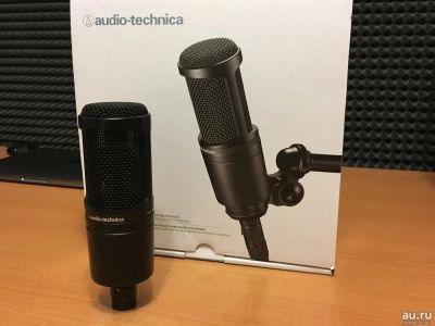 Лот: 11428401. Фото: 1. Микрофон Audio-Technica AT2020... Студийные микрофоны, радиомикрофоны и радиосистемы