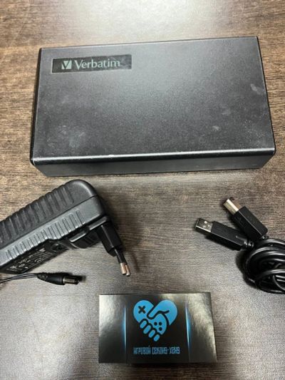 Лот: 20298075. Фото: 1. Внешний жесткий диск 500gb Verbatim... Жёсткие диски (HDD)