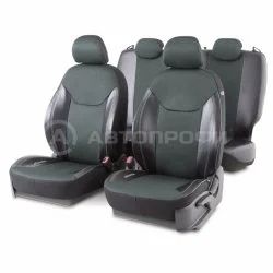 Лот: 14588616. Фото: 1. DIN-1505GJ BK/GUN METAL Авточехлы... Чехлы, коврики, оплетки руля