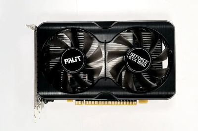 Лот: 25760944. Фото: 1. Видеокарта GeForce GTX 1650 4GB... Видеокарты