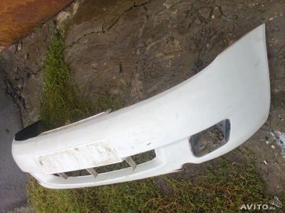 Лот: 3517864. Фото: 1. Бампер калина передний с заглушками... Кузов