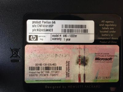 Лот: 3872645. Фото: 1. Продам ноут на запчасти HP dv5-1222er. Ноутбуки