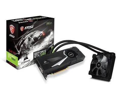 Лот: 8228290. Фото: 1. GTX 1080 SEA HAWK X MSI. Видеокарты