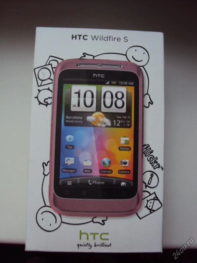 Лот: 6990761. Фото: 1. Сотовый телефон HTC Wildfire S... Смартфоны