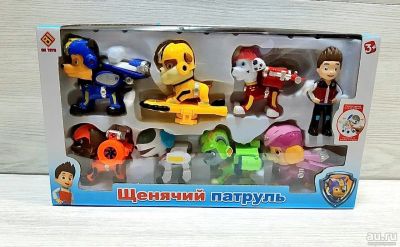 Лот: 16350430. Фото: 1. Щенячий Патруль, набор собачек... Игровые наборы