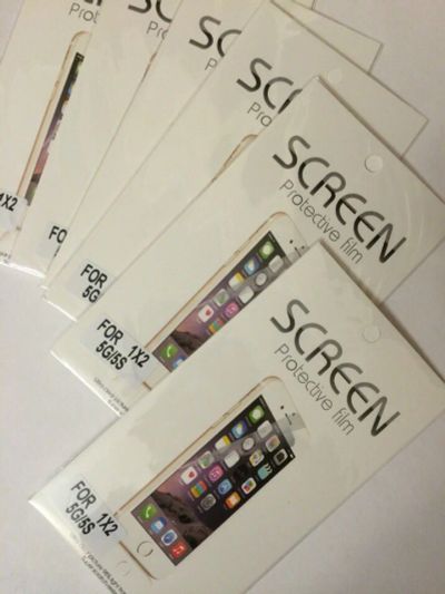 Лот: 6349873. Фото: 1. Плёнка iPhone 5s на обе стороны... Защитные стёкла, защитные плёнки
