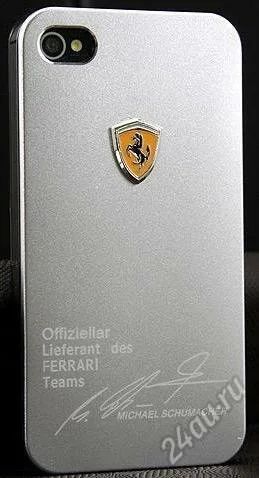 Лот: 2657912. Фото: 1. Чехол Ferrari для iPhone 4/4s... Чехлы, бамперы