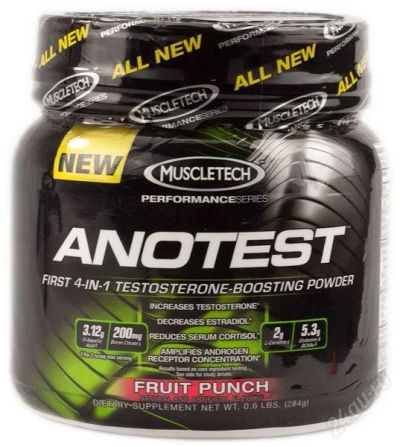 Лот: 2277753. Фото: 1. AnoTest от Muscle Tech вкус фруктовый... Спортивное питание, витамины