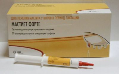 Лот: 21436586. Фото: 1. Мастиет форте шприц. Косметика для животных