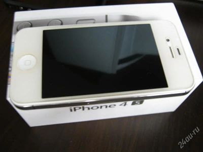 Лот: 2114762. Фото: 1. Apple iPhone 4s 16gb white Simfree... Смартфоны