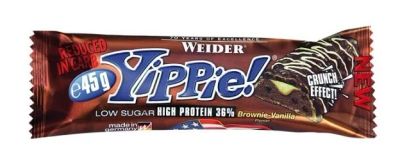 Лот: 10907561. Фото: 1. Yippie! Bar 45 гр. Weider (спортивное... Спортивное питание, витамины