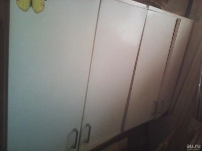 Лот: 8184194. Фото: 1. два кухонных навесных шкафа,белые... Шкафы, шкафы-купе