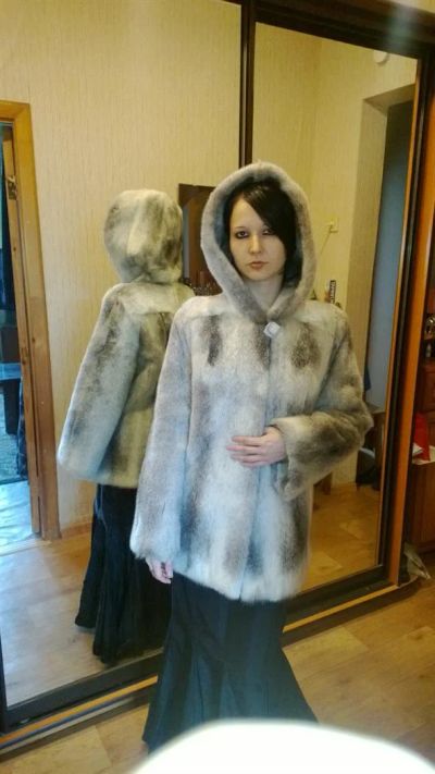 Лот: 3098533. Фото: 1. Норковая шуба очень редкого цвета... Верхняя одежда