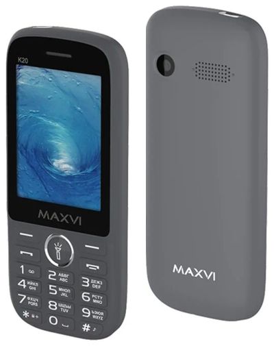 Лот: 18884475. Фото: 1. Мобильный телефон Maxvi K20 Grey... Смартфоны