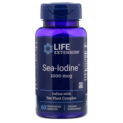 Лот: 15313744. Фото: 1. Sea-lodine (Йод морской) 1000мкг... Спортивное питание, витамины