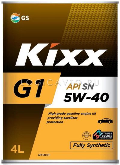 Лот: 12567463. Фото: 1. Kixx G1 SN, 5W-40, 4L. Масла, жидкости