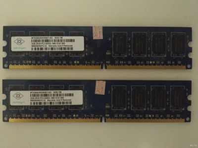 Лот: 13687935. Фото: 1. Оперативная память Nanya 2GB DDR2... Оперативная память