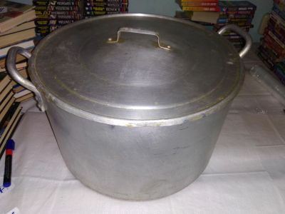 Лот: 12848377. Фото: 1. Котел (кастрюля) алюминиевый 40л... Кастрюли