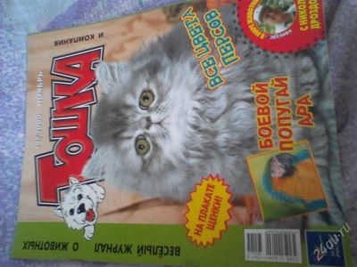 Лот: 2244263. Фото: 1. веселый журнал о животных. тошка... Детские