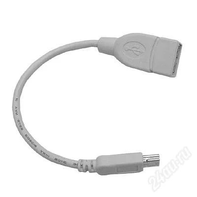Лот: 2059093. Фото: 1. Кабель USB гнездо - miniUSB штекер... Аксессуары для автозвука