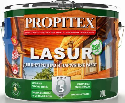 Лот: 16370246. Фото: 1. Пропитка для древесины PROpitex... Краски, лаки, растворитель