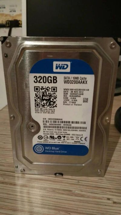 Лот: 10259347. Фото: 1. Жесткий диск WD3200AAKX 320Gb. Жёсткие диски