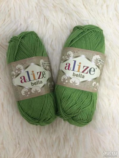 Лот: 9849203. Фото: 1. Пряжа ALIZE BELLA 100% хлопок... Ткани, нитки, пряжа