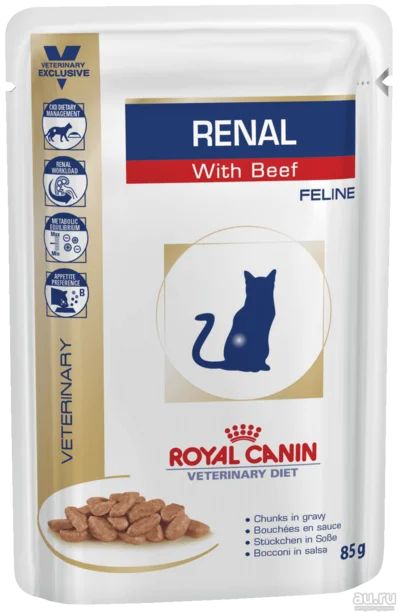 Лот: 12075806. Фото: 1. Royal Canin Renal (Роял канин... Корма