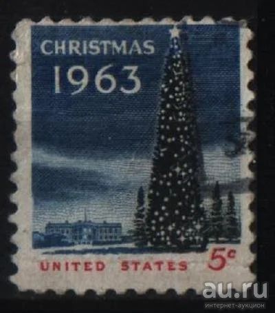 Лот: 9380818. Фото: 1. США 1963г - Рождество. Марки